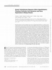 Research paper thumbnail of Excess Testosterone Exposure Alters Hypothalamic-Pituitary-Testicular Axis Dynamics and Gene Expression in Sheep Fetuses