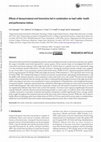 Research paper thumbnail of Effects of deoxynivalenol and fumonisins fed in combination on beef cattle: health and performance indices