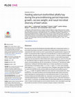 Research paper thumbnail of Feeding selenium-biofortified alfalfa hay during the preconditioning period improves growth, carcass weight, and nasal microbial diversity of beef calves