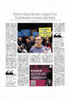 Research paper thumbnail of Diritto di parola nei campus USA (Il Manifesto)