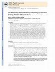 Research paper thumbnail of The Relationship Between Pathological Gambling and Sensation Seeking: The Role of Subscale Scores