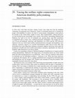 Research paper thumbnail of Tracing the welfare-rights connection in American disability policymaking