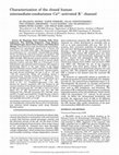 Research paper thumbnail of Characterization of the cloned human intermediate-conductance Ca2+-activated K+ channel