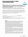 Research paper thumbnail of Plasma organochlorine concentrations and bone ultrasound measurements: a cross-sectional study in peri-and postmenopausal Inuit women from Greenland