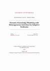 Research paper thumbnail of Dynamic Knowledge Modeling with Heterogeneous Activities for Adaptive Textbooks