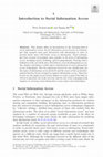 Research paper thumbnail of Introduction to Social Information Access