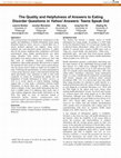 Research paper thumbnail of Best Versus Helpful Health Information: Teens’ Assessments of the Answers to Eating Disorders Questions in Yahoo! Answers