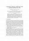 Research paper thumbnail of Compositional Verification of Multi-Agent Systems in Temporal Multi-Epistemic Logic