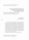 Research paper thumbnail of Porque precisamos diferenciar a pulsao de apoderamento da pulsao de morte