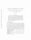 Research paper thumbnail of Results on the Small Quasi-Kernel Conjecture