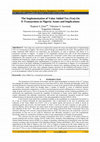 Research paper thumbnail of The Implementation of Value Added Tax (Vat) On E-Transactions in Nigeria: Issues and Implications