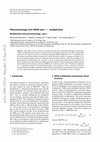 Research paper thumbnail of Phenomenology from SIDIS and $e^+e^-$ multiplicities