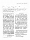 Research paper thumbnail of Molecular epidemiology of human rhinovirus infections in Kilifi, coastal Kenya