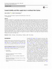 Research paper thumbnail of Coastal mobility and lithic supply lines in northeast New Guinea