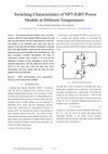 Research paper thumbnail of Switching characteristics of NPT-IGBT power module at different temperatures