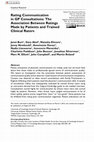 Research paper thumbnail of Rating Communication in GP Consultations: The Association Between Ratings Made by Patients and Trained Clinical Raters