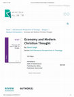 Research paper thumbnail of Review of Economy and Modern Christian Thought in Reading Religion