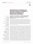 Research paper thumbnail of Identifying Immunological and Clinical Predictors of COVID-19 Severity and Sequelae by Mathematical Modeling