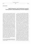 Research paper thumbnail of Wpływ temperatury i pH na skuteczność usuwania zanieczyszczeń z wody podziemnej w procesie koagulacji