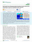 Research paper thumbnail of Electrically Driven Reprogrammable Vanadium Dioxide Metasurface Using Binary Control for Broadband Beam Steering