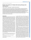 Research paper thumbnail of Radial intercalation of ciliated cells during <i>Xenopus</i> skin development