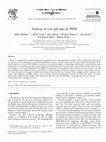 Research paper thumbnail of Analysis of iron gall inks by PIXE