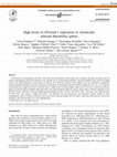 Research paper thumbnail of High levels of SIVmnd-1 replication in chronically infected Mandrillus sphinx