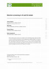 Research paper thumbnail of Electron screening in Al and Ni metals