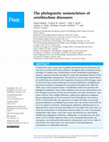 Research paper thumbnail of The phylogenetic nomenclature of ornithischian dinosaurs