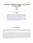 Research paper thumbnail of Mathematical Definition, Mapping, and Detection of (Anti)Fragility