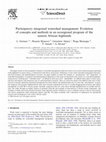 Research paper thumbnail of Participatory integrated watershed management: Evolution of concepts and methods in an ecoregional program of the eastern African highlands