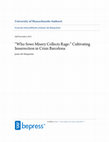 Research paper thumbnail of “Who Sows Misery Collects Rage:” Cultivating Insurrection in Crisis Barcelona