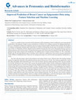 Research paper thumbnail of Improved Prediction of Breast Cancer on Epigenomics Data using Feature Selection and Machine Learning