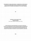 Research paper thumbnail of Assessment of organisational capabilities of the public sector for implementation of building information modelling in construction projects in Lagos, Nigeria