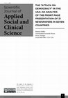 Research paper thumbnail of The "Attack on Democracy" in the Usa: an Analysis of the Front Page Presentation if 21 Newspapers in Seven Countries