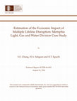 Research paper thumbnail of Estimation of the Economic Impact of Multiple Lifeline Disruption: Memphis Light, Gas and Water Division Case Study