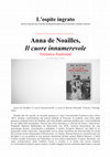 Research paper thumbnail of VERONICA ANDREANI, recensione a ANNA DE NOAILLES, Il cuore innumerevole, a cura di Marzia Minutelli, Firenze, Passigli, 2023, in «L'ospite ingrato. Rivista online del centro interdipartimentale di ricerca Franco Fortini», 20 giugno 2024