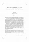 Research paper thumbnail of Menuju Sebuah Politik Tradisi Yang Baru? Desentralisasi, Konflik, dan Adat di Wilayah Indonesia Timur