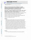 Research paper thumbnail of Effects of acute N-acetylcysteine challenge on cortical glutathione and glutamate in schizophrenia: A pilot in vivo proton magnetic resonance spectroscopy study