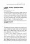 Research paper thumbnail of Comparing Alternative Structures of Financial Alliances