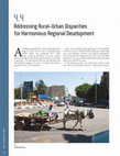 Research paper thumbnail of 4 Addressing Rural-Urban Disparities for Harmonious Regional Development