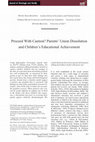 Research paper thumbnail of Proceed With Caution? Parents' Union Dissolution and Children's Educational Achievement