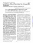 Research paper thumbnail of Acute Inhibition of Hepatic Glucose-6-phosphatase Does Not Affect Gluconeogenesis but Directs Gluconeogenic Flux toward Glycogen in Fasted Rats