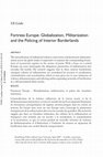 Research paper thumbnail of Fortress Europe: Globalization, Militarization and the Policing of Interior Borderlands