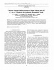 Research paper thumbnail of Current Voltage Characteristics of High-Voltage 4H Silicon Carbide Diodes