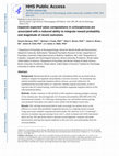 Research paper thumbnail of Impaired expected value computations in schizophrenia are associated with a reduced ability to integrate reward probability and magnitude of recent outcomes