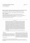 Research paper thumbnail of Release of organic contaminants migrating from polyvinyl chloride polymeric into drinking water under three successive stagnant periods of time