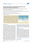 Research paper thumbnail of Thermal Decomposition of Erythritol Tetranitrate: A Joint Experimental and Computational Study