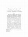 Research paper thumbnail of Prospects of Digital Archaeology in Heritage Management: A Case Study of the Lalmai-Mainamati Hill Area, Bangladesh