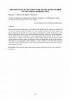 Research paper thumbnail of The influence of the structure of the offset rubber on the screen reproduction